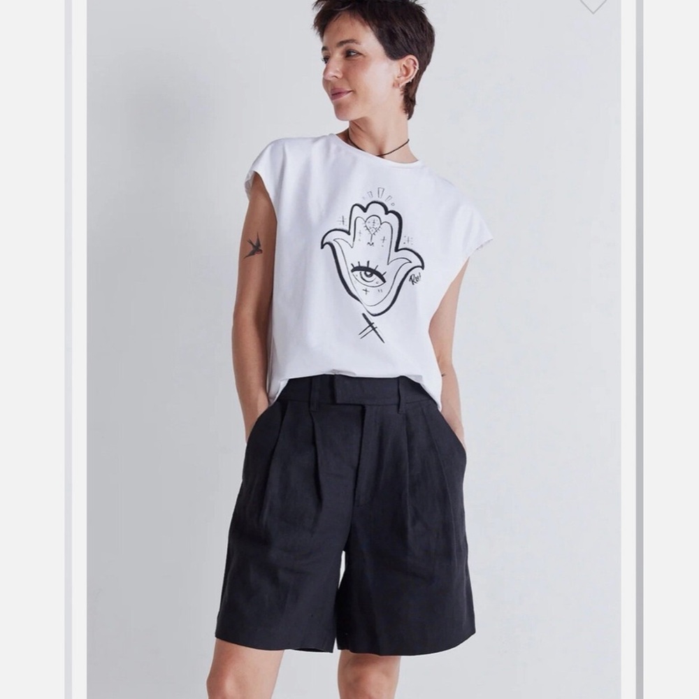 Ruti The Pleated Bermuda Shorts Size M/L - Picture 2 of 14